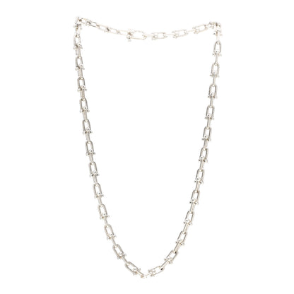 Tiffany Sterling Silver Medium HardWear Link Necklace 3 of 5