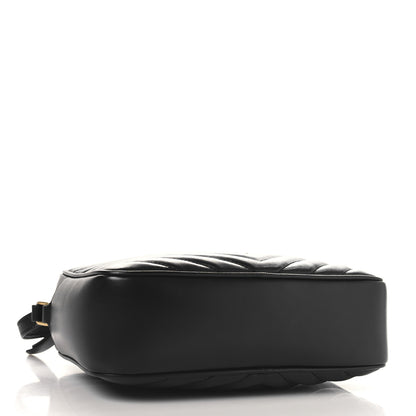 Saint Laurent Calfskin Matelasse Monogram Lou Camera Bag Black 4 of 10