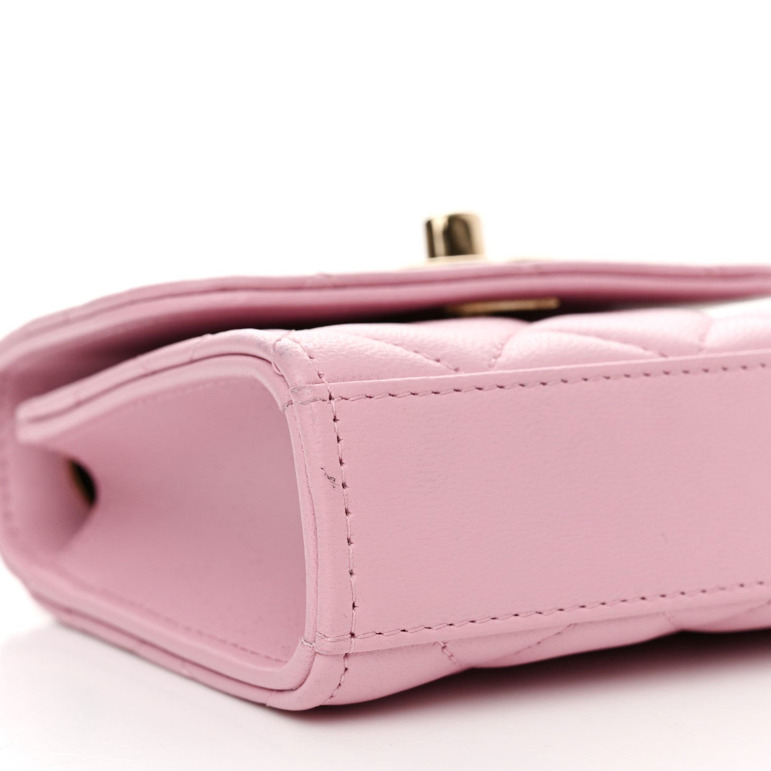 Chanel Lambskin Quilted Mini Trendy CC Clutch With Chain Pink 8 of 10