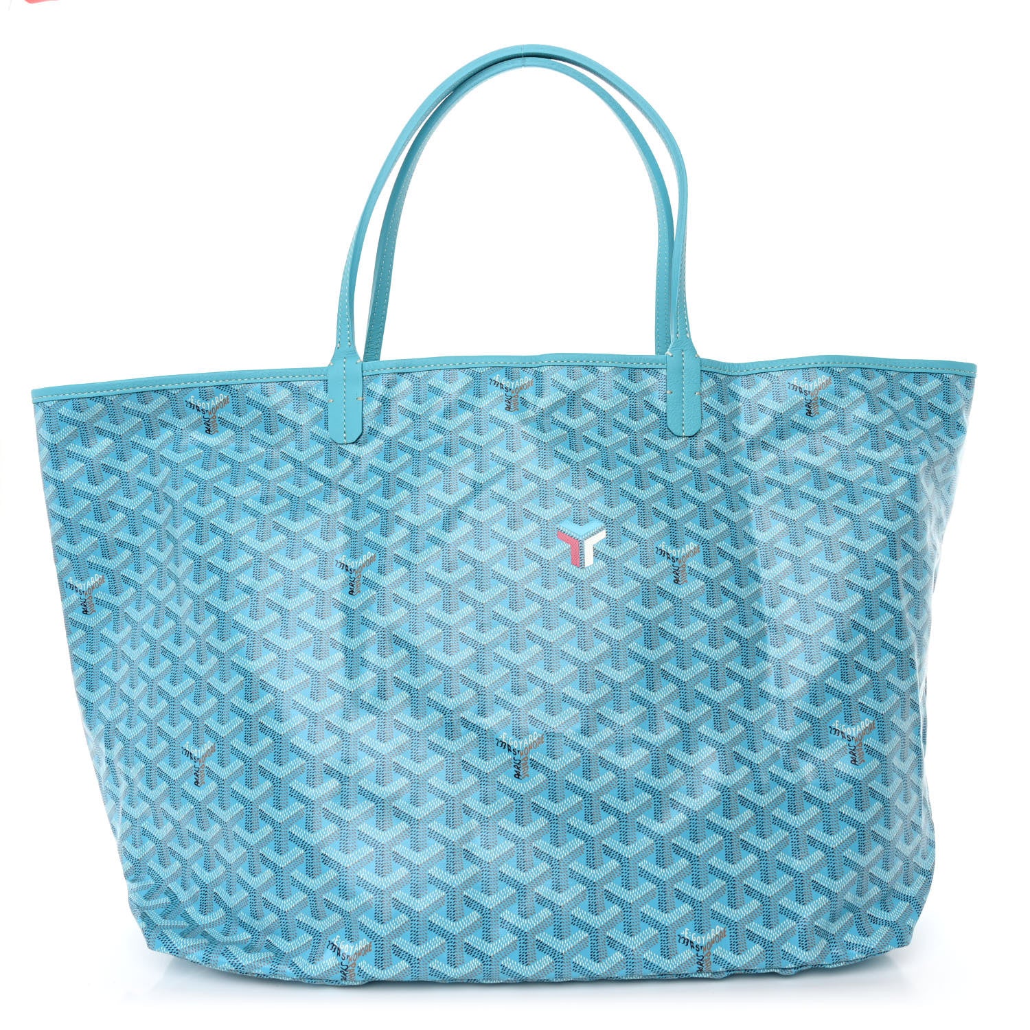 Goyard Goyardine Saint Louis GM Balise Beach Towel Set Turquoise 2 of 11