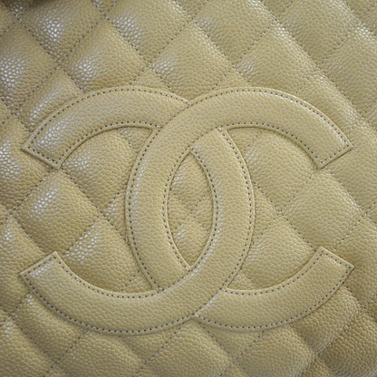 Chanel Caviar Quilted Grand Shopping Tote GST Beige 10 of 10