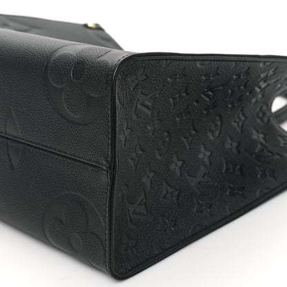 Louis Vuitton Empreinte Monogram Giant Onthego MM Black 9 of 11