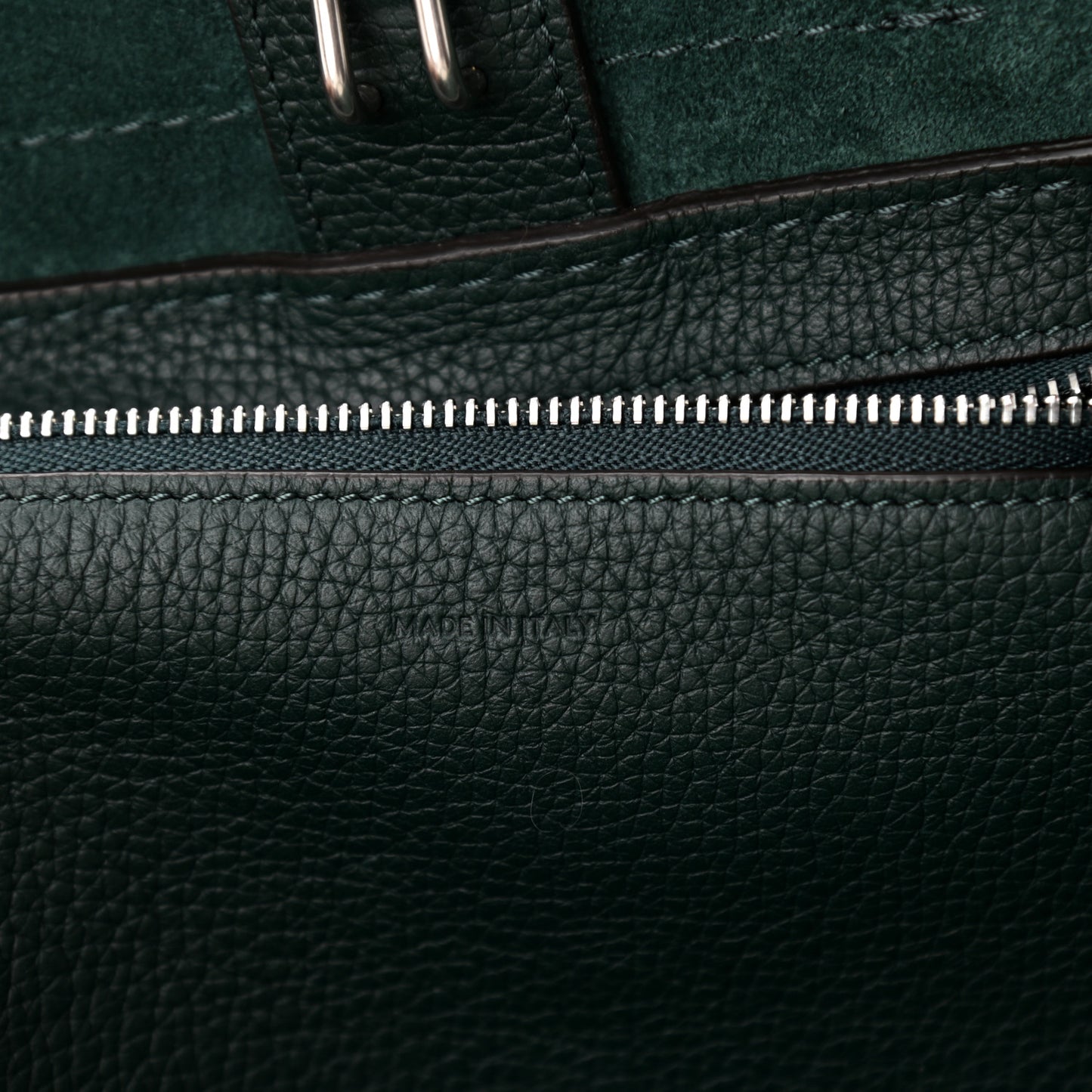 Supple Grained Calfskin Small Big Bag Amazone