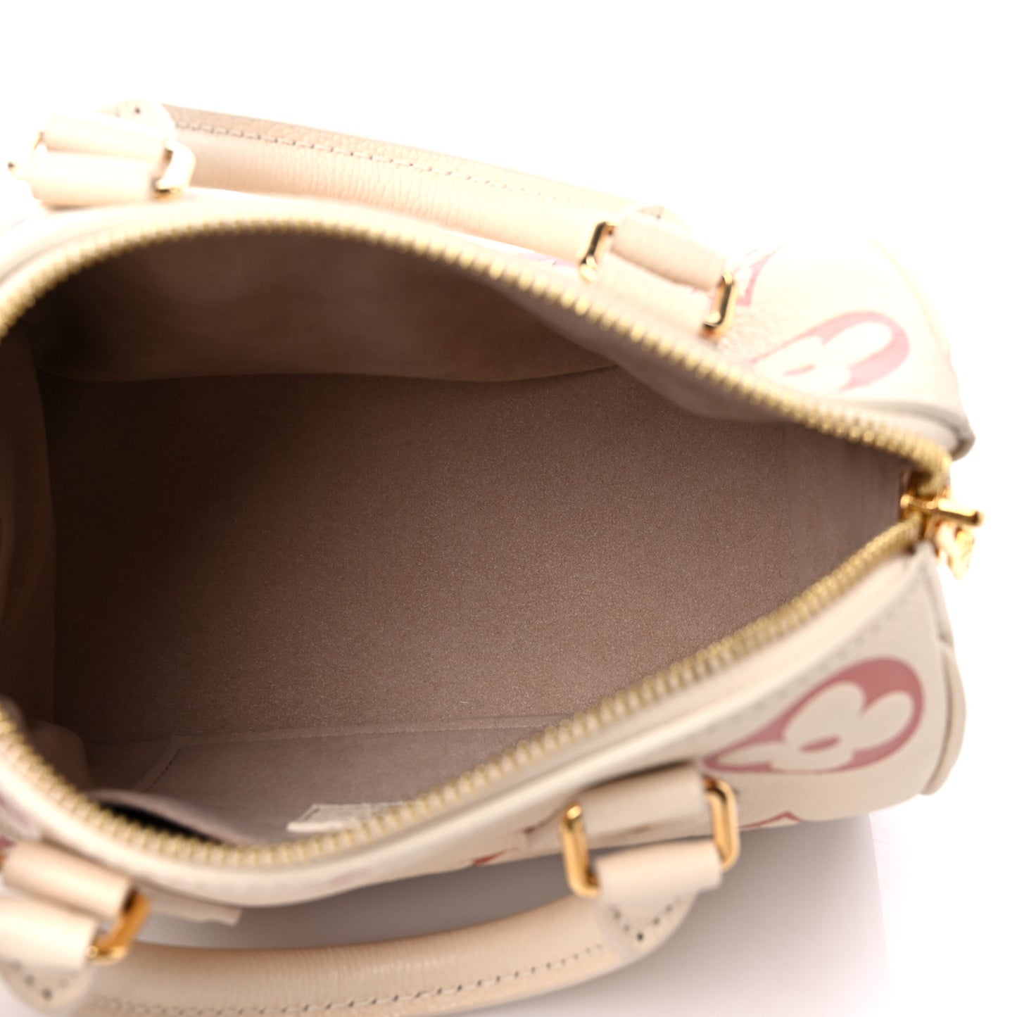 Empreinte Monogram Giant Speedy Bandouliere 20 Creme Rose Trianon