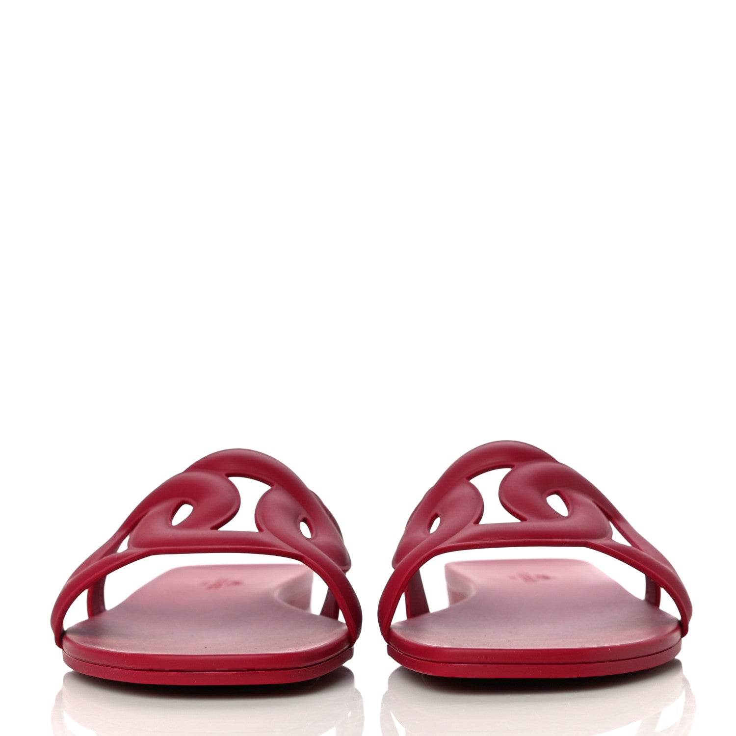 Hermes Rubber Aloha Sandals 40 Rose Baie 2 of 11