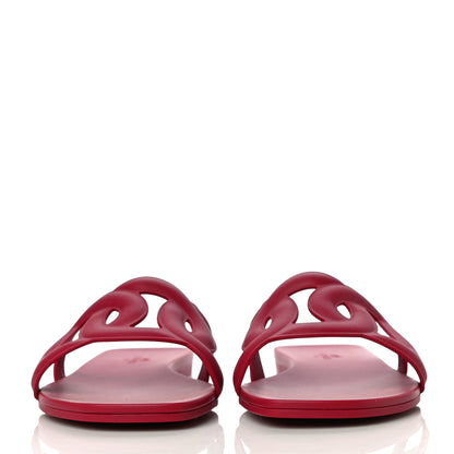 Hermes Rubber Aloha Sandals 40 Rose Baie 2 of 11