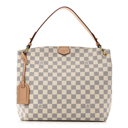 Louis Vuitton Damier Azur Graceful PM Rose Ballerine 1 of 10