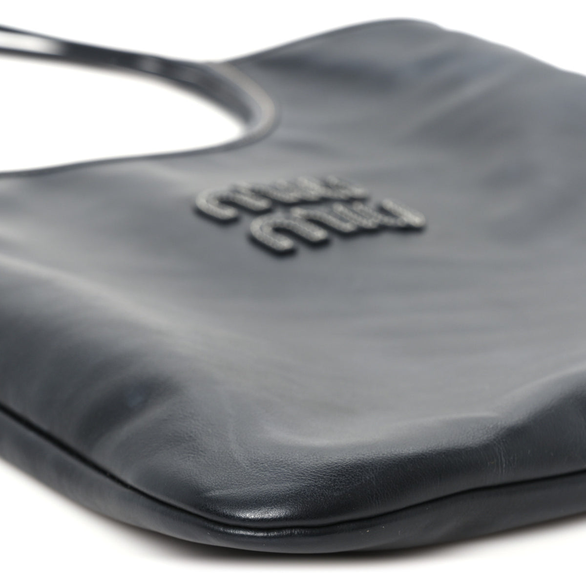 Miu Miu Nappa Ivy Bag Black 7 of 8