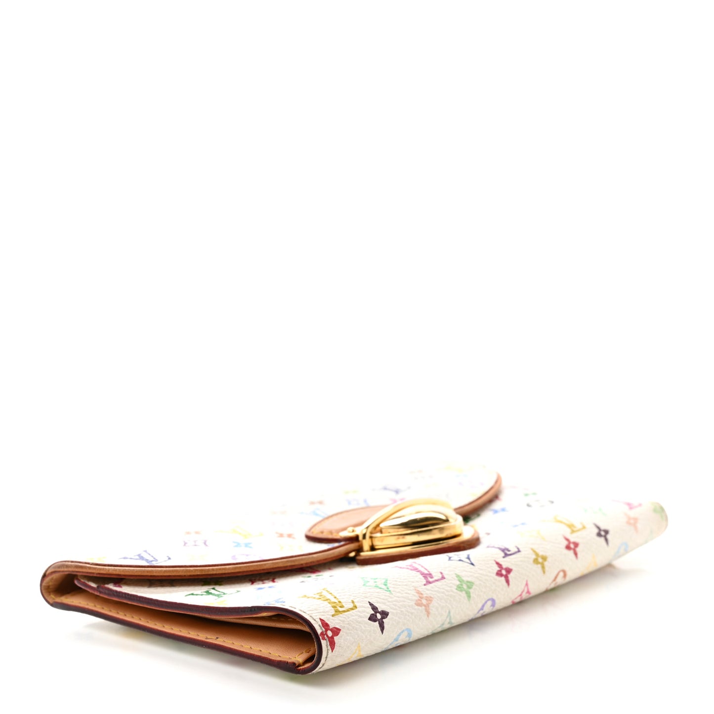 Monogram Multicolor Eugenie Wallet White Litchi