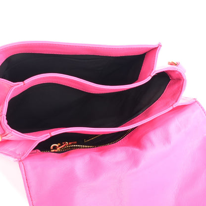 Miu Miu Nappa Twist Lock Crossbody Pink 5 of 9