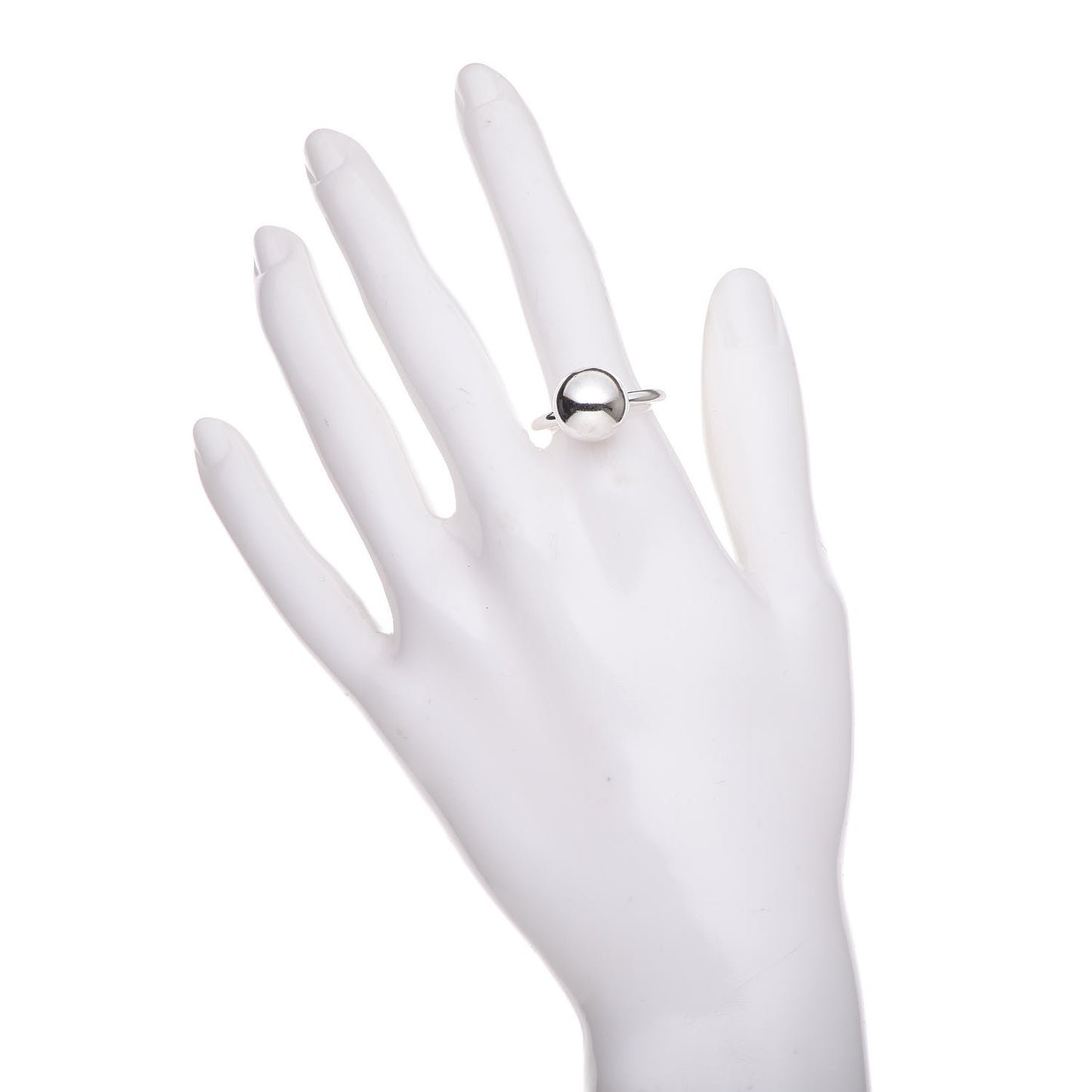 Sterling Silver 12mm Ball Ring 57 8