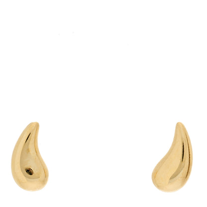 Tiffany 18K Yellow Gold 10mm Elsa Peretti Teardrop Earrings 1 of 4