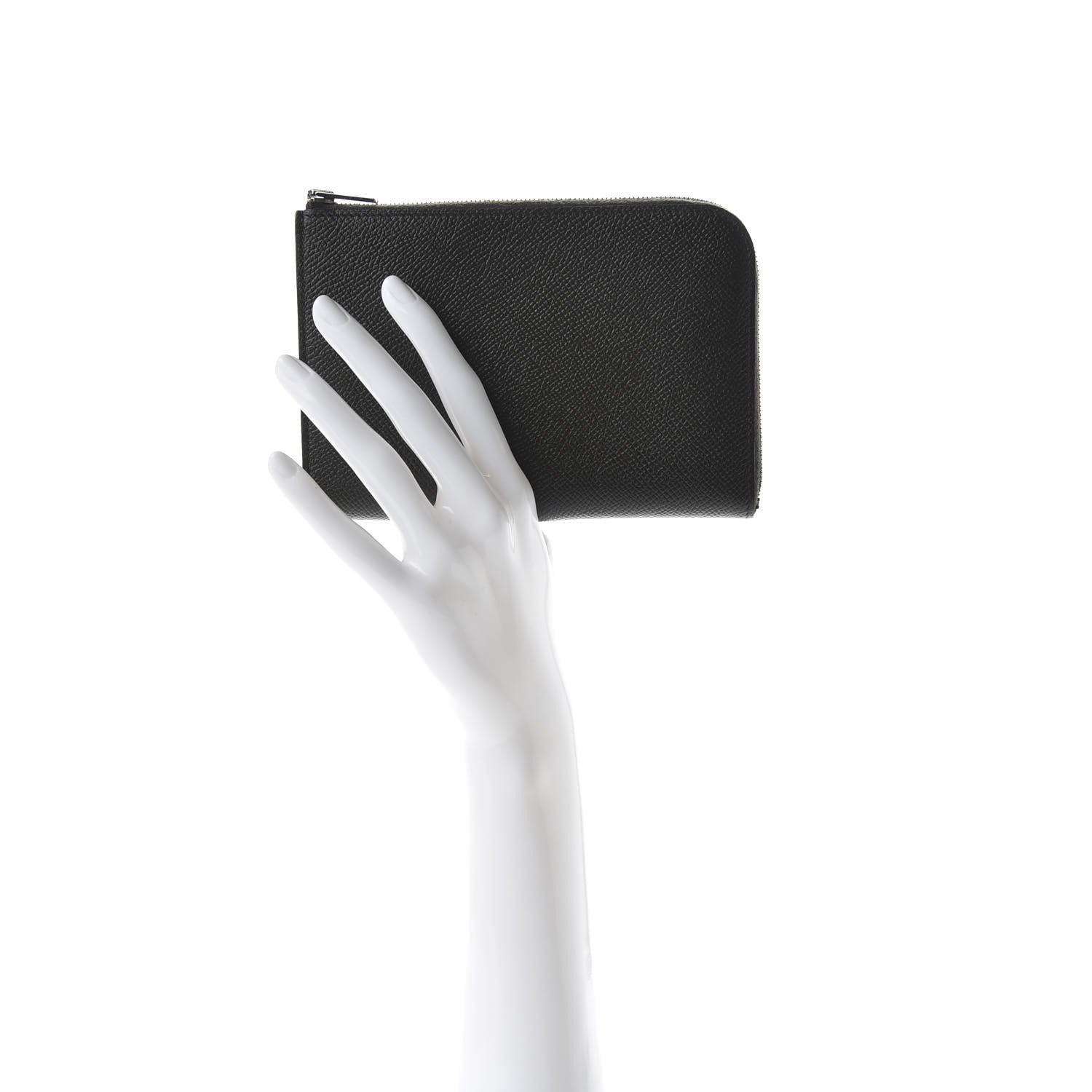 Hermes Epsom Remix Duo Wallet Graphite Black 3 of 8