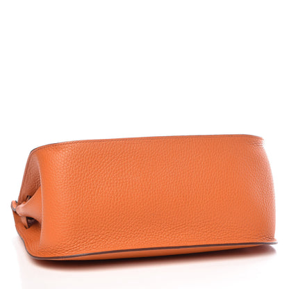 Hermes Taurillon Clemence Jypsiere 28 Orange 4 of 19