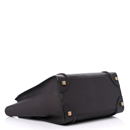 Celine Drummed Calfskin Micro Luggage Brown 4 of 12