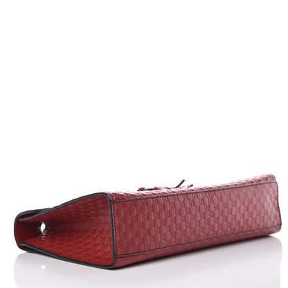 Gucci Microguccissima Medium Emily Chain Shoulder Bag Red 4 of 11