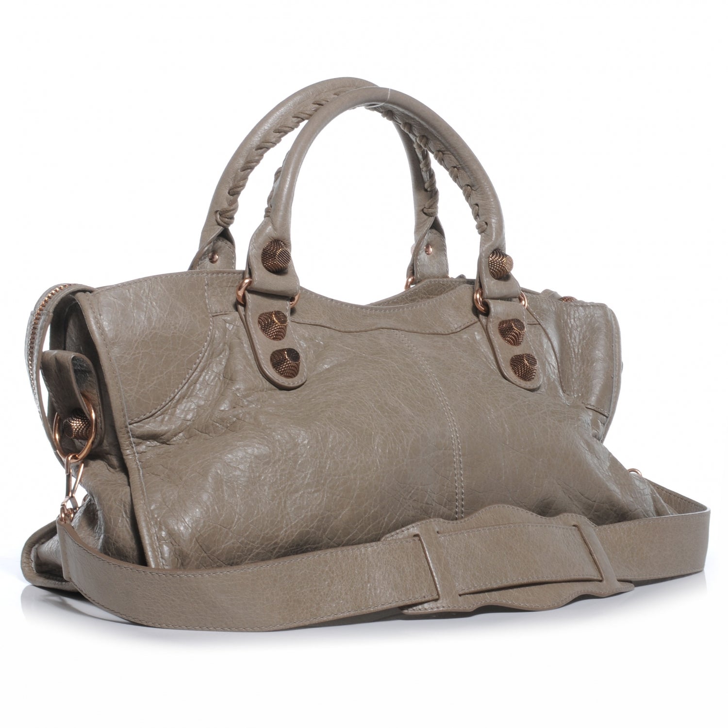 Balenciaga Agneau Giant 21 Rose Gold Hardware City Papyrus 3 of 8