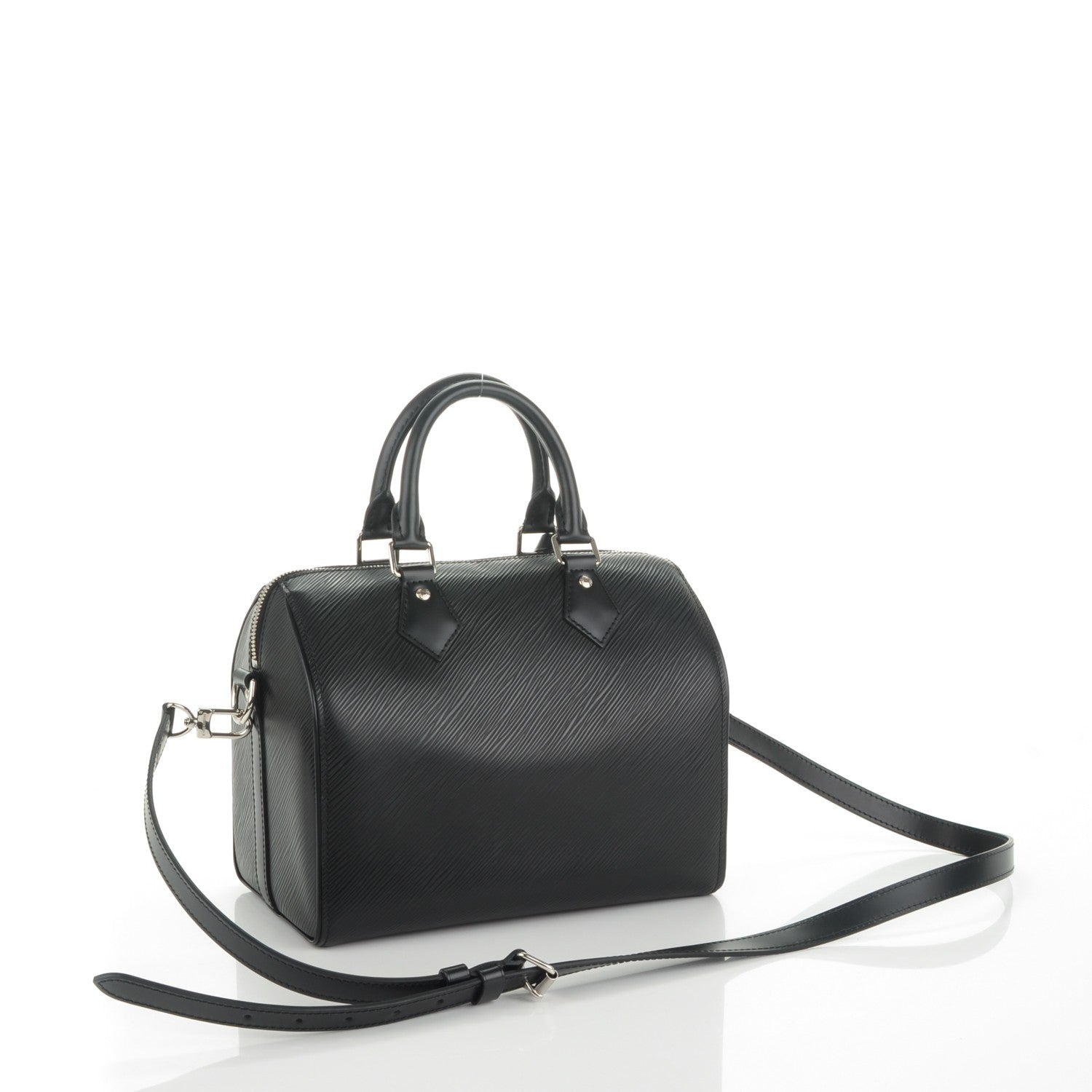Louis Vuitton Epi Speedy Bandouliere 25 Black 3 of 7