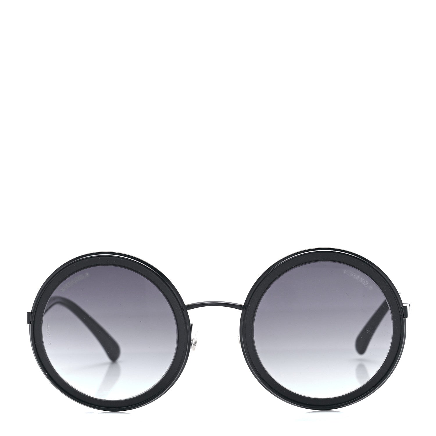 Chanel Round Sunglasses 4226 Black 2 of 8