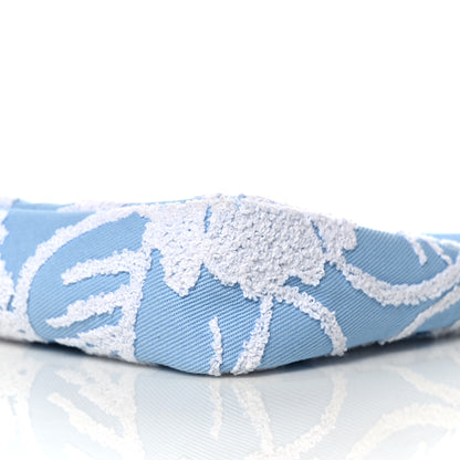 Prada Nylon Embroidered Drill Mini Re-Edition 2000 Bag Sky Blue White 10 of 11