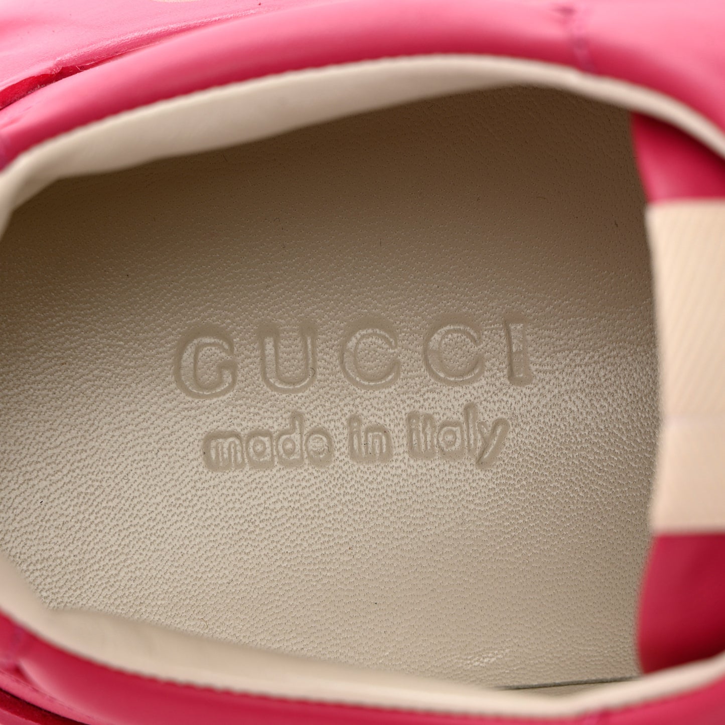 Calfskin Logo Mens Rhyton Sneakers 12.5 Box Pink