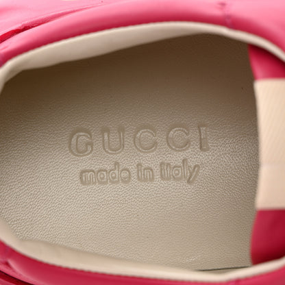 Gucci Calfskin Logo Mens Rhyton Sneakers 12.5 Box Pink 7 of 16