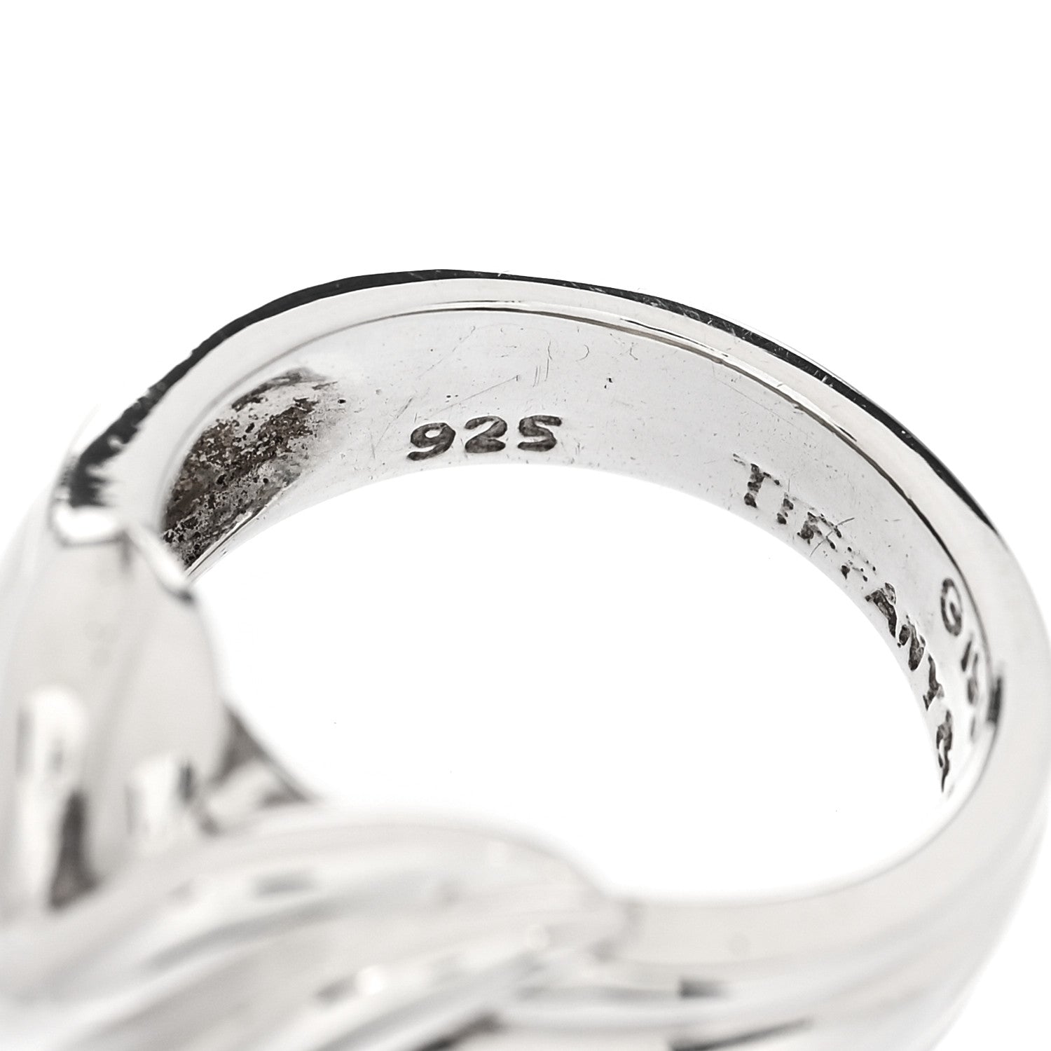 Tiffany Sterling Silver Signature X Ring 51 5.75 5 of 5