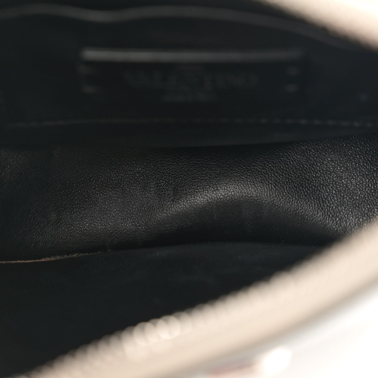 Valentino Garavani Metallic Grainy Calfskin Mini Vlogo Hobo Bag Silver 5 of 15