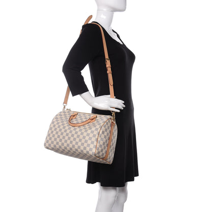 Louis Vuitton Damier Azur Speedy Bandouliere 30 2 of 10