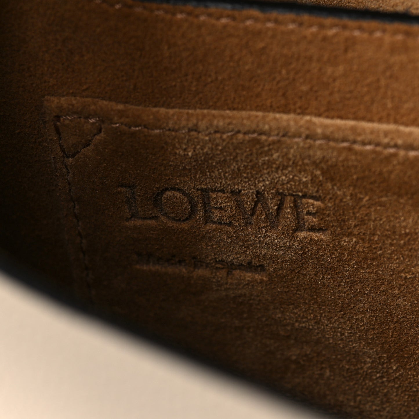 Grained Calfskin Small Gate Crossbody Bag Light Oat