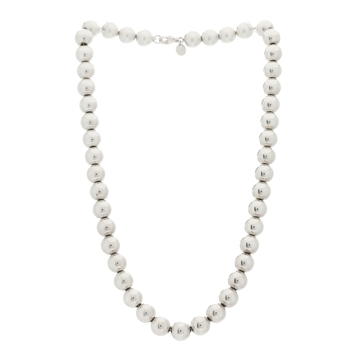 Sterling Silver 10mm Hardwear Ball Necklace