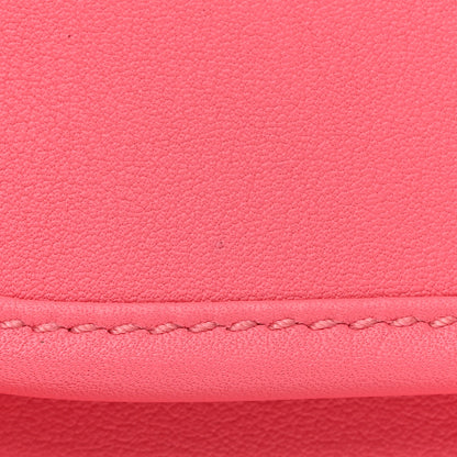 Hermes Swift Jige Duo Clutch Rose Azalee 9 of 9