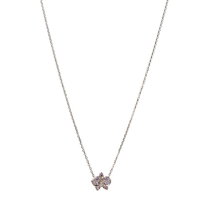 Cartier 18K Pink Gold Pink Sapphire Diamond Caresse D'Orchidees Par Necklace 1 of 4