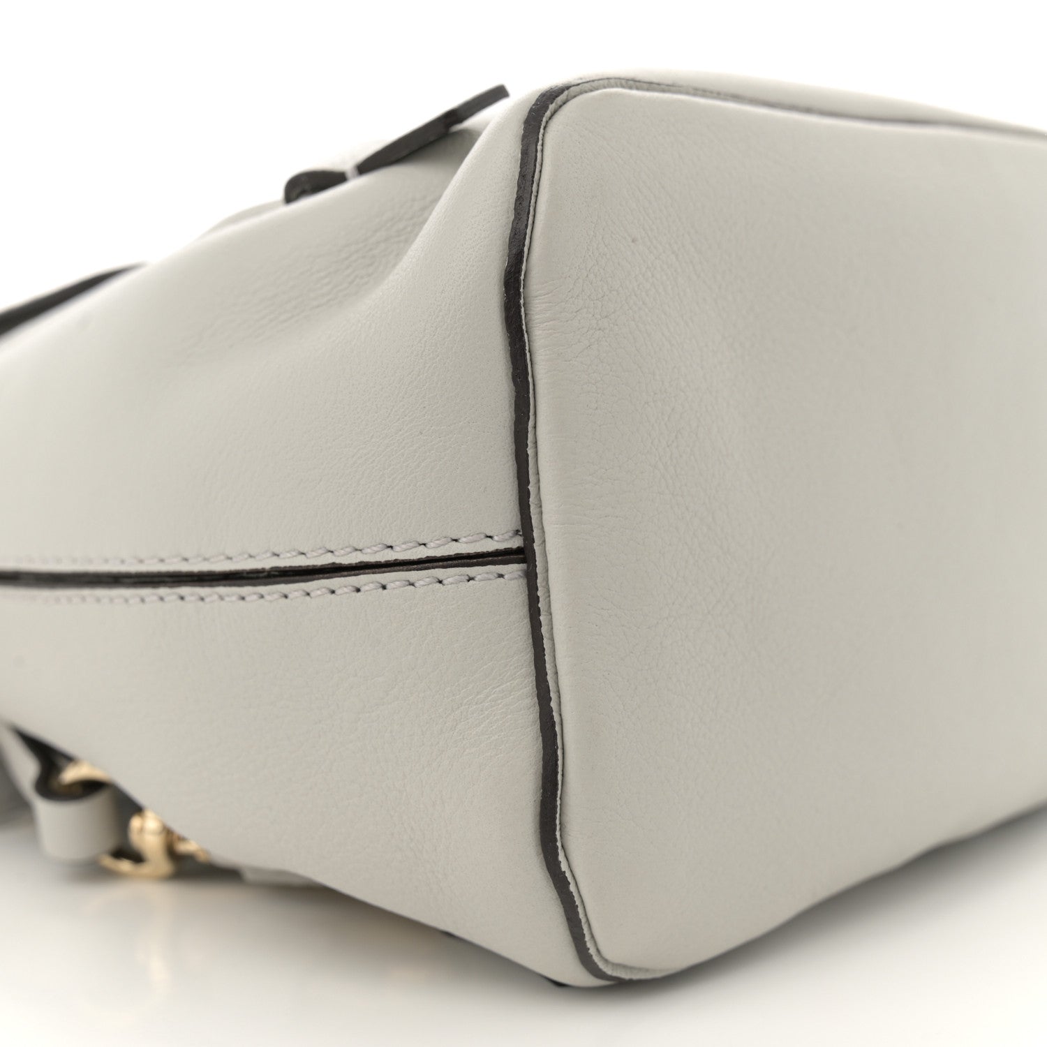 Chloe Suede Calfskin Mini Faye Backpack Airy Grey 9 of 12