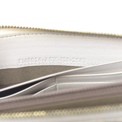 Fendi Zucchino Spalmati FF Multicolor Zip Around Wallet White Multicolor 7 of 7