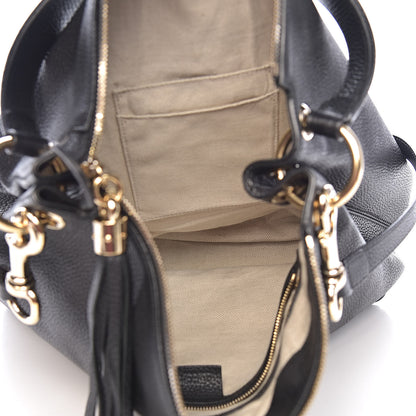Gucci Pebbled Calfskin Large Soho Hobo Black 5 of 12