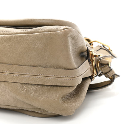 Chloe Calfskin Medium Paraty Barbour Khaki 9 of 13