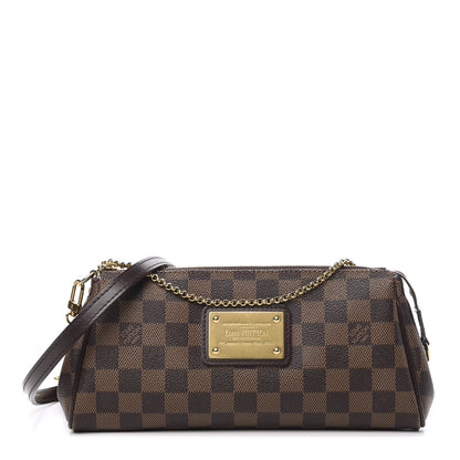 Louis Vuitton Damier Ebene Eva Clutch 1 of 10