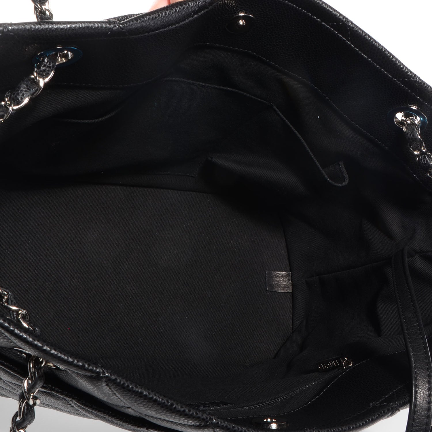 Chanel Soft Caviar Timeless Large Shopping Tote Black 5 of 7
