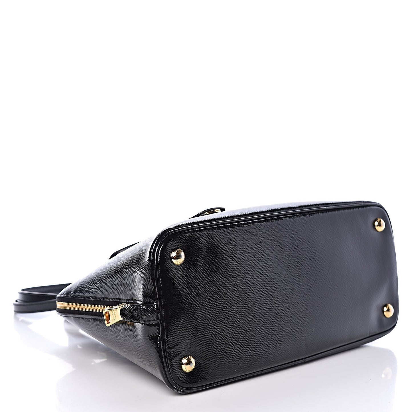 Saffiano Vernice Medium Promenade Tote Black