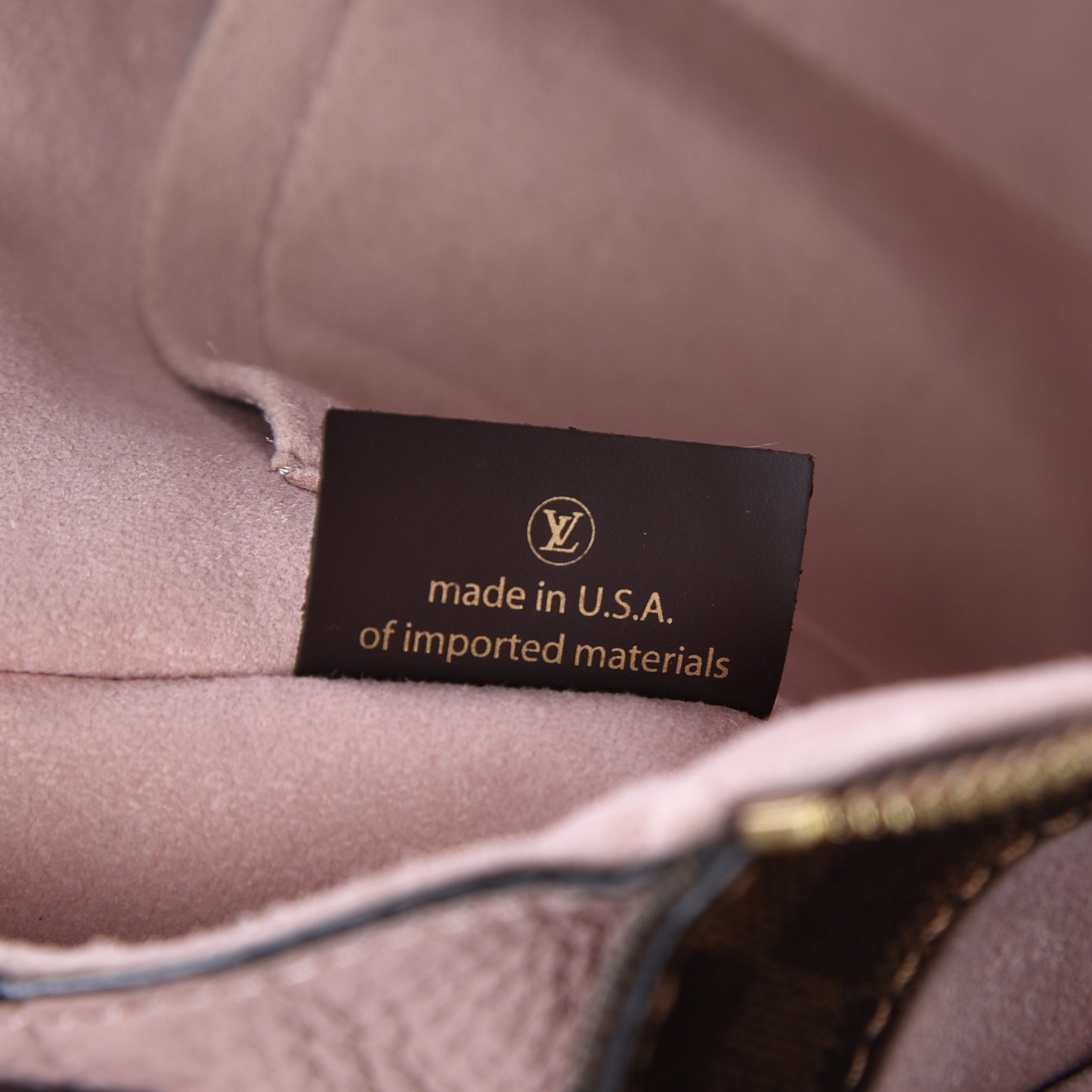 Cuir Taurillon Damier Ebene Normandy Magnolia