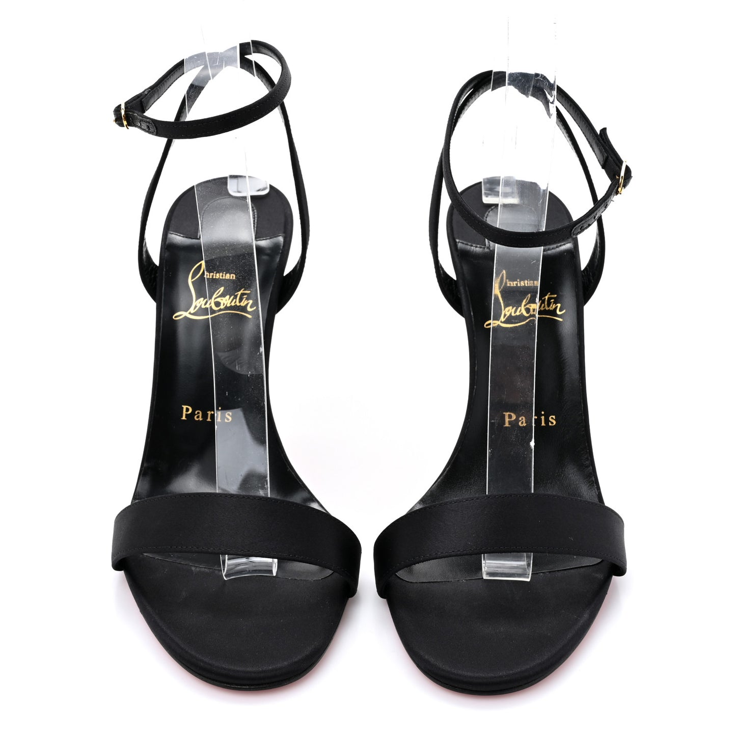 Satin Glossy Lipgloss Queen 100 Sandals 39 Black