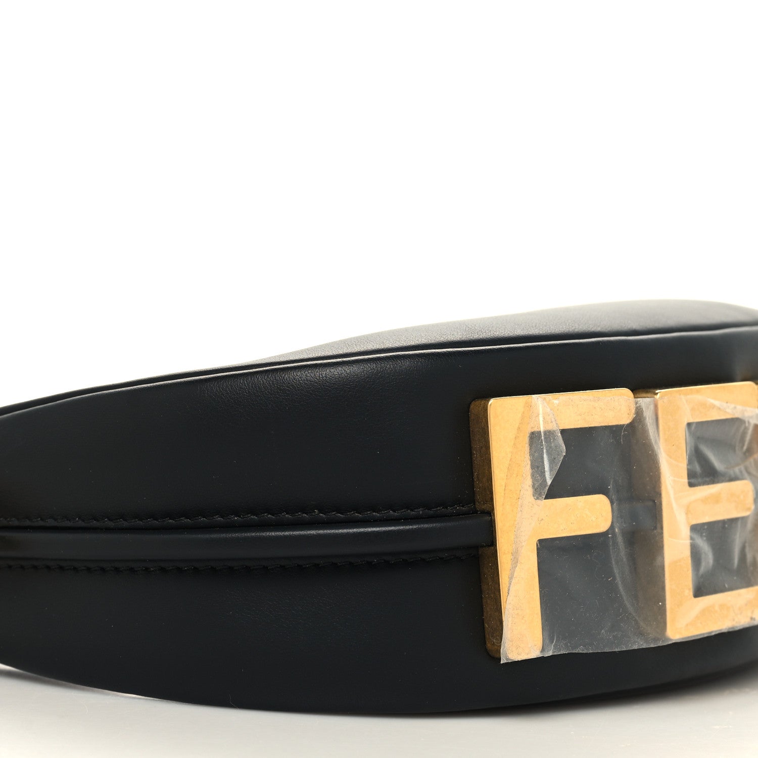 Fendi Vitello Grace Matte Mini Fendigraphy Hobo Bag Black 9 of 10