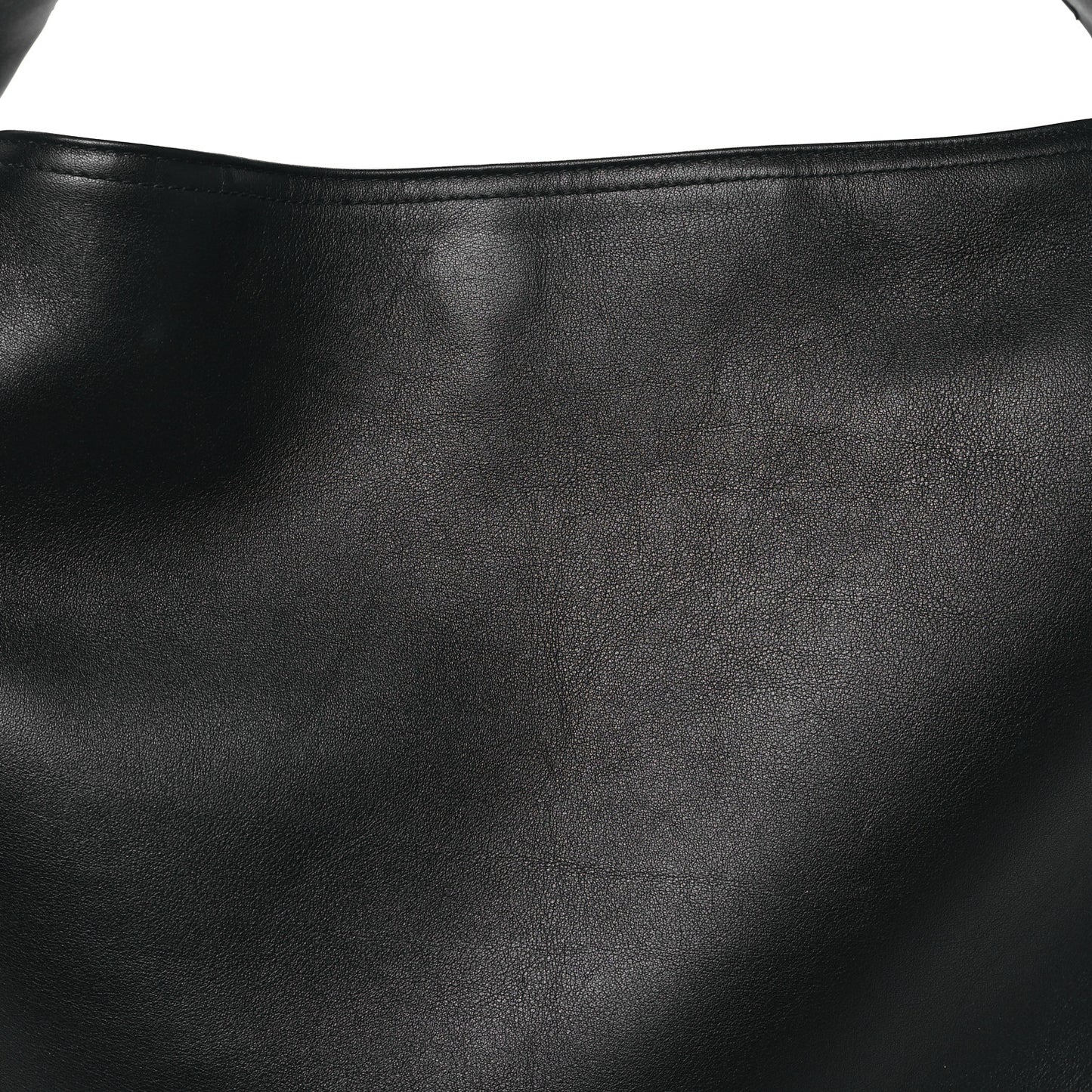 Silky Calfskin Large Hop Black