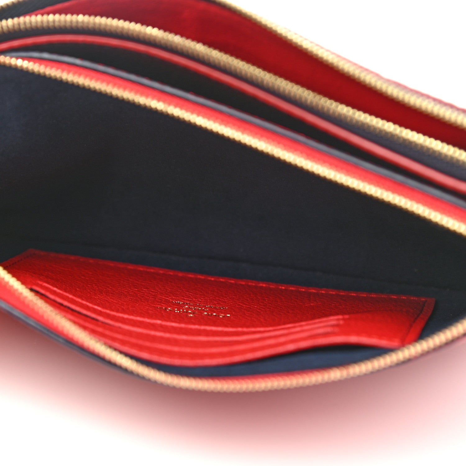 Louis Vuitton Empreinte Double Zip Pochette Marine Rouge 4 of 8