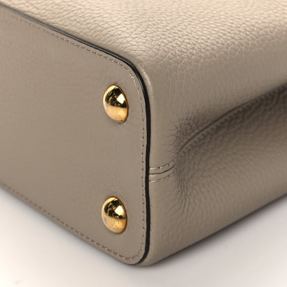 Louis Vuitton Taurillon Capucines BB Galet 9 of 9