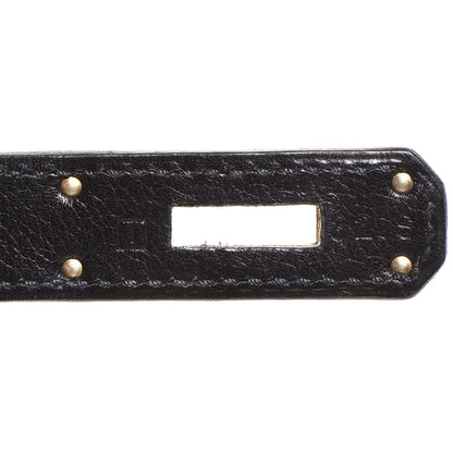 Hermes Evergrain Kelly Retourne 35 Black 12 of 28
