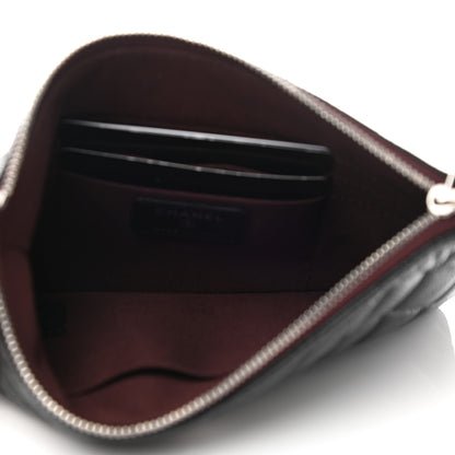 Chanel Caviar Quilted Cosmetic Case Black 5 of 7