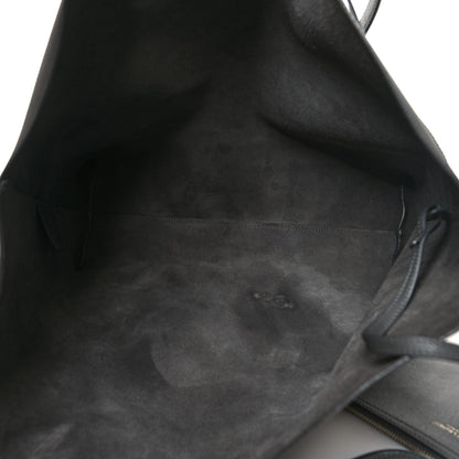 Saint Laurent Calfskin Large Shopping Tote Storm 6 of 13