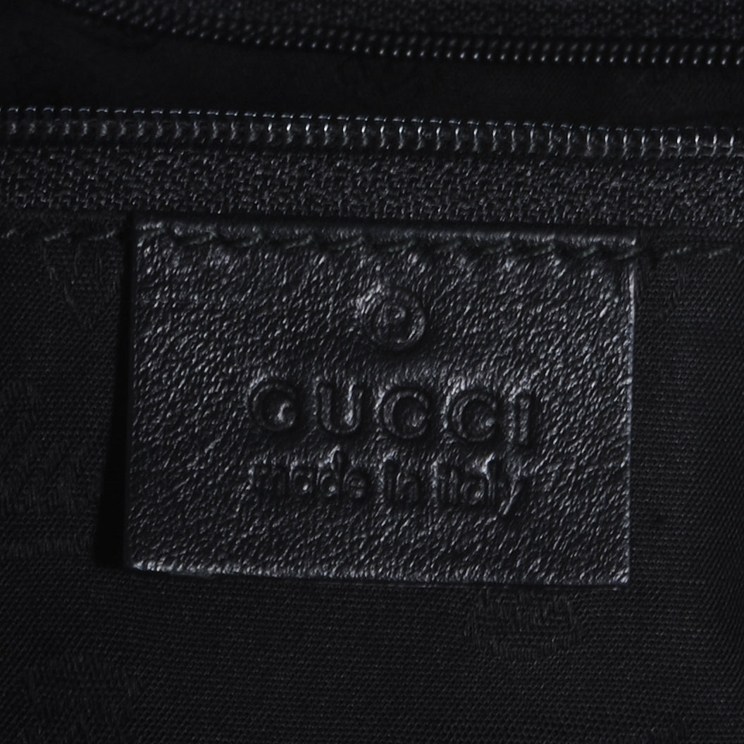 Gucci Guccissima New Ladies Web Hobo Black 6 of 7